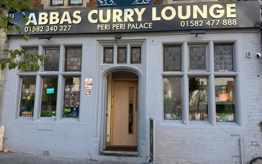 Available fully operational and well-established Indian restaurant in the Heart of Dunstable LU6!!!