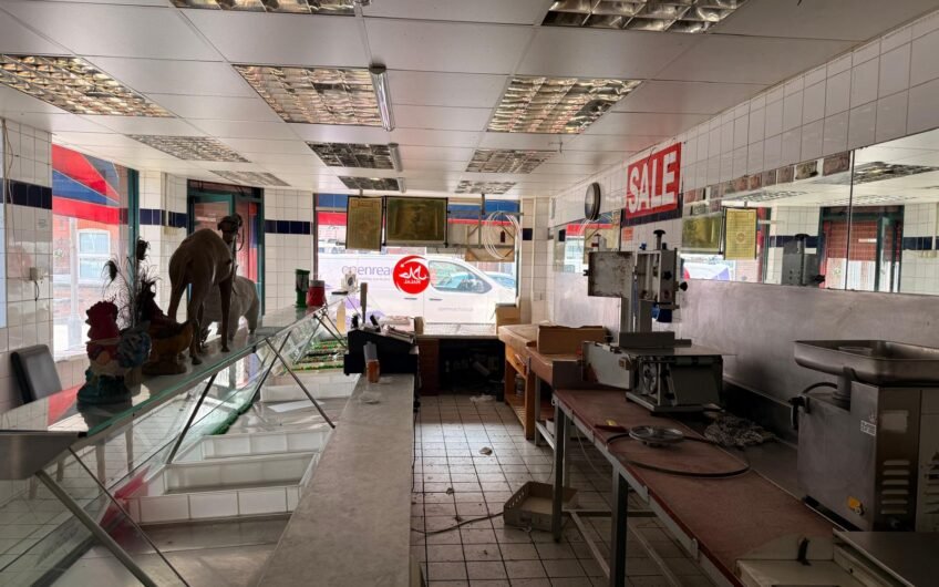 Well-Equipped Retail Butcher Available For Rent Shop on Ash Road, Luton LU4!!!