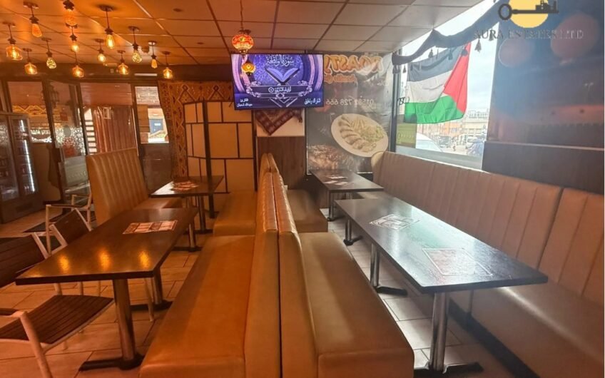 Fully Equipped Turnkey Café for Sale on Prime Upper George Street, Luton LU1!!!