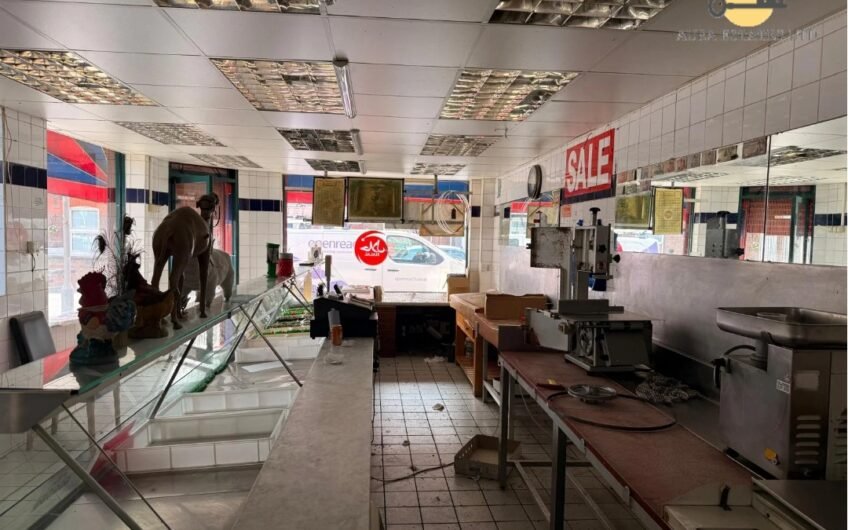 Well-Positioned Butcher Shop Unit Now Available to Rent in Luton LU4!!!