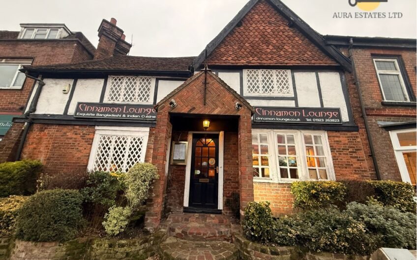 Established Indian & Bangladeshi Restaurant for Sale in Kings Langley WD4!!!