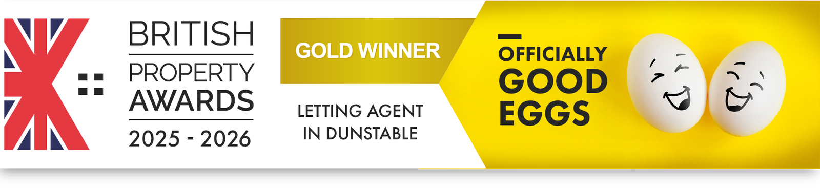 British Property Awards 2025-2026 Gold Winner, Letting Agent in Dunstable